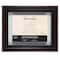 11" x 14" Mahogany & Black Document Float Frame by Studio Décor®